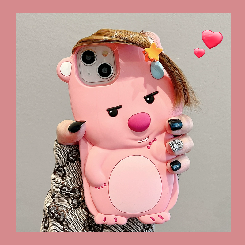 软硅胶高级感手机壳粉色