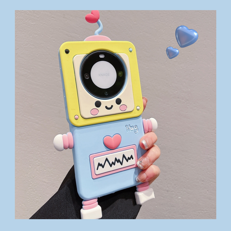 新年机器人手机壳可爱