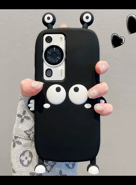 A1搞怪立体可爱黑煤球适用oppoA58手机壳OPPOa96a97女新款a57a93s软硅胶套a72a92s卡通r15全包a11xa55防摔k9x
