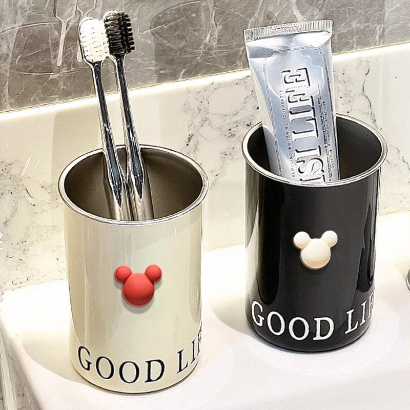 漱口杯不锈钢刷牙杯洗漱杯套装