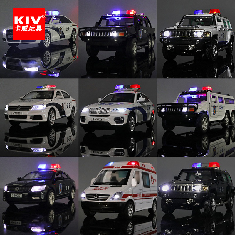 合金特警警车救护察车仿