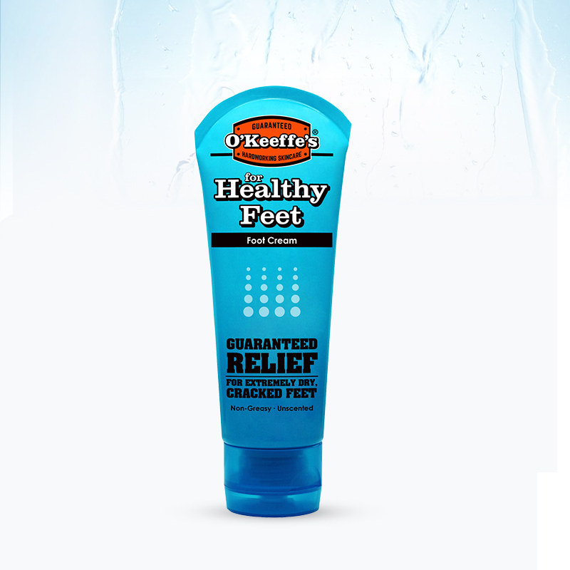 美国OKeeffes护足霜足跟修复滋润去角质死皮防开裂足膜手霜