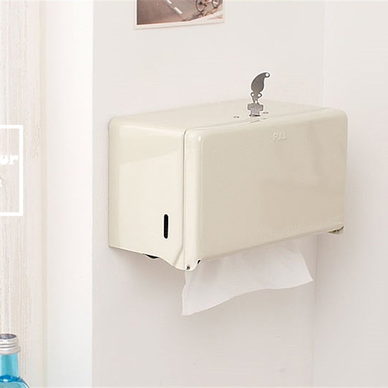现货复古纸巾架抽取式盒家用卫生I间挂式抽纸盒桌面纸巾盒