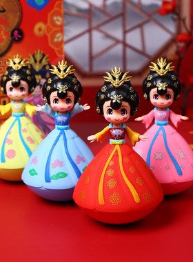 西安不倒翁小姐姐旅游纪念品大唐不夜城文创礼物S小哥哥娃娃伴手