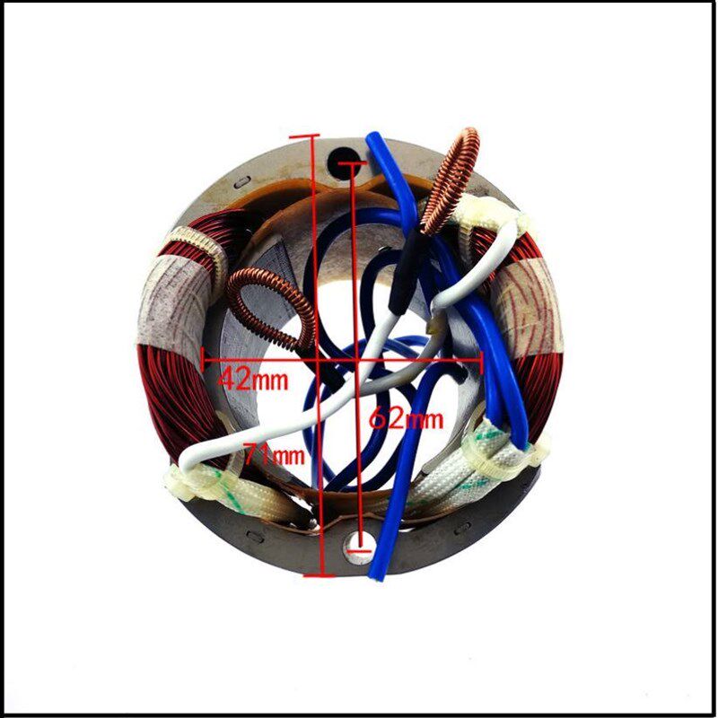 0810电镐转子7齿配65A 75 G德四95精品装机转子定子开关