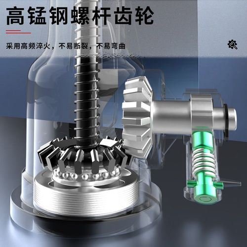 宏工螺旋千斤顶机械式齿轮立式手动手摇千斤顶3t5t1N0t20t50t100T