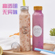 350ml透明塑料瓶pet瓶一次性瓶子饮料瓶圆形细长奶茶瓶外卖打包瓶