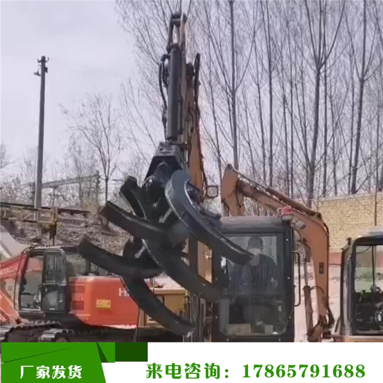 6-8吨机械式木器液压旋转爪草