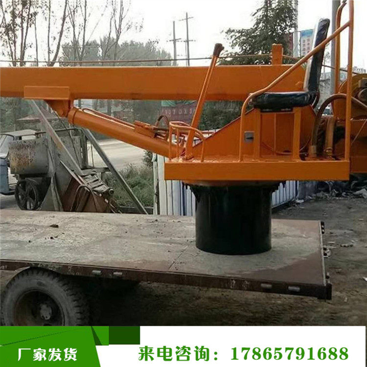 吊楼板专用拖拉机平板吊改装四轮平板运输吊车吊装运一体运输设备
