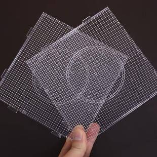 5钉2.6mm小豆拼豆透明豆板工具底板融合豆耐高温防烫变形厂家成品