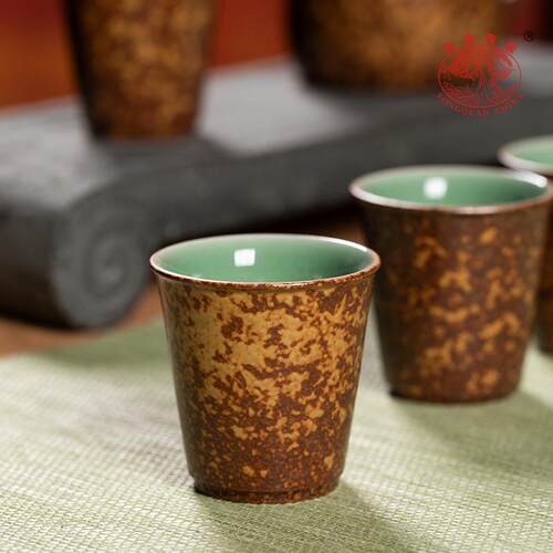 旅行茶具套装便携式陶瓷窑变办公室一壶四杯泡茶壶喝茶