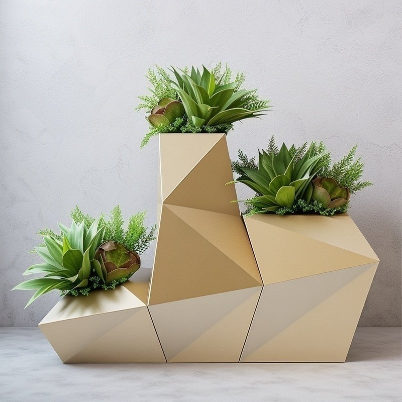 玻璃钢组合落地大花瓶现代美陈酒店售楼处大堂软装饰品插绿植花器,家居饰品,花瓶,淘宝优惠券,粉丝福利购,淘宝优惠卷