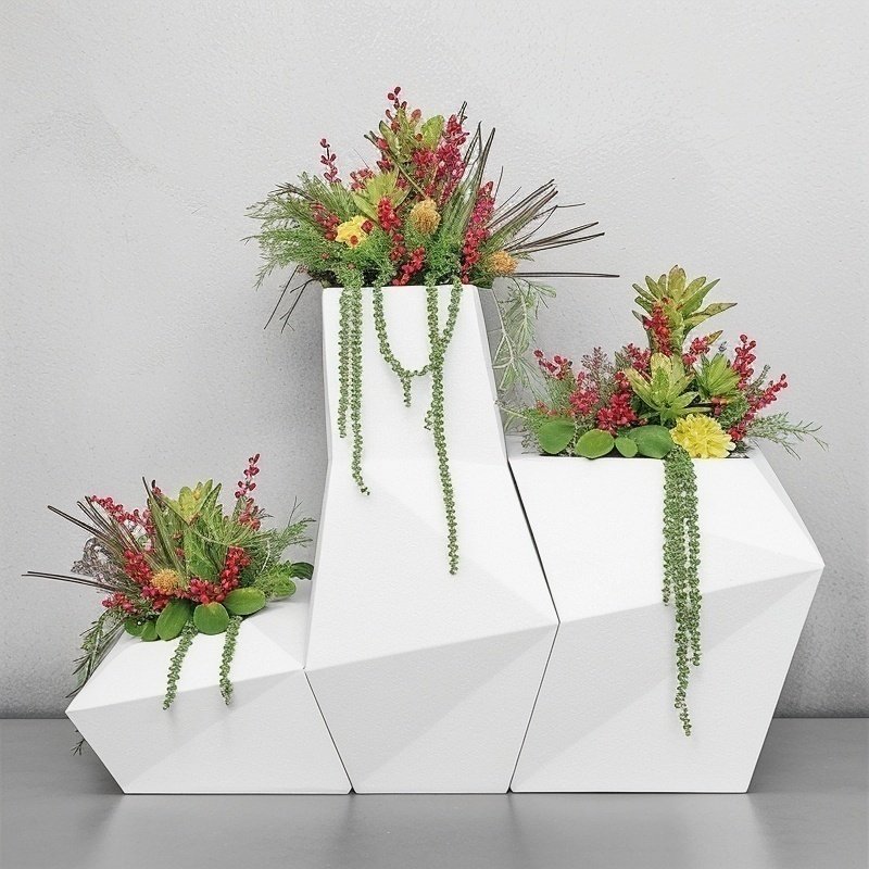 玻璃钢组合落地大花瓶现代酒店售楼处大堂美陈软装饰品插花艺花器,家居饰品,花瓶,淘宝优惠券,粉丝福利购,淘宝优惠卷