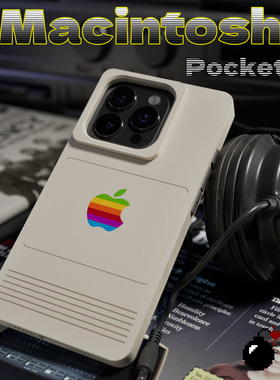 GENTLE BOMB iPhone复古手机壳 麦金塔手机壳 Macintosh 薄款磁吸
