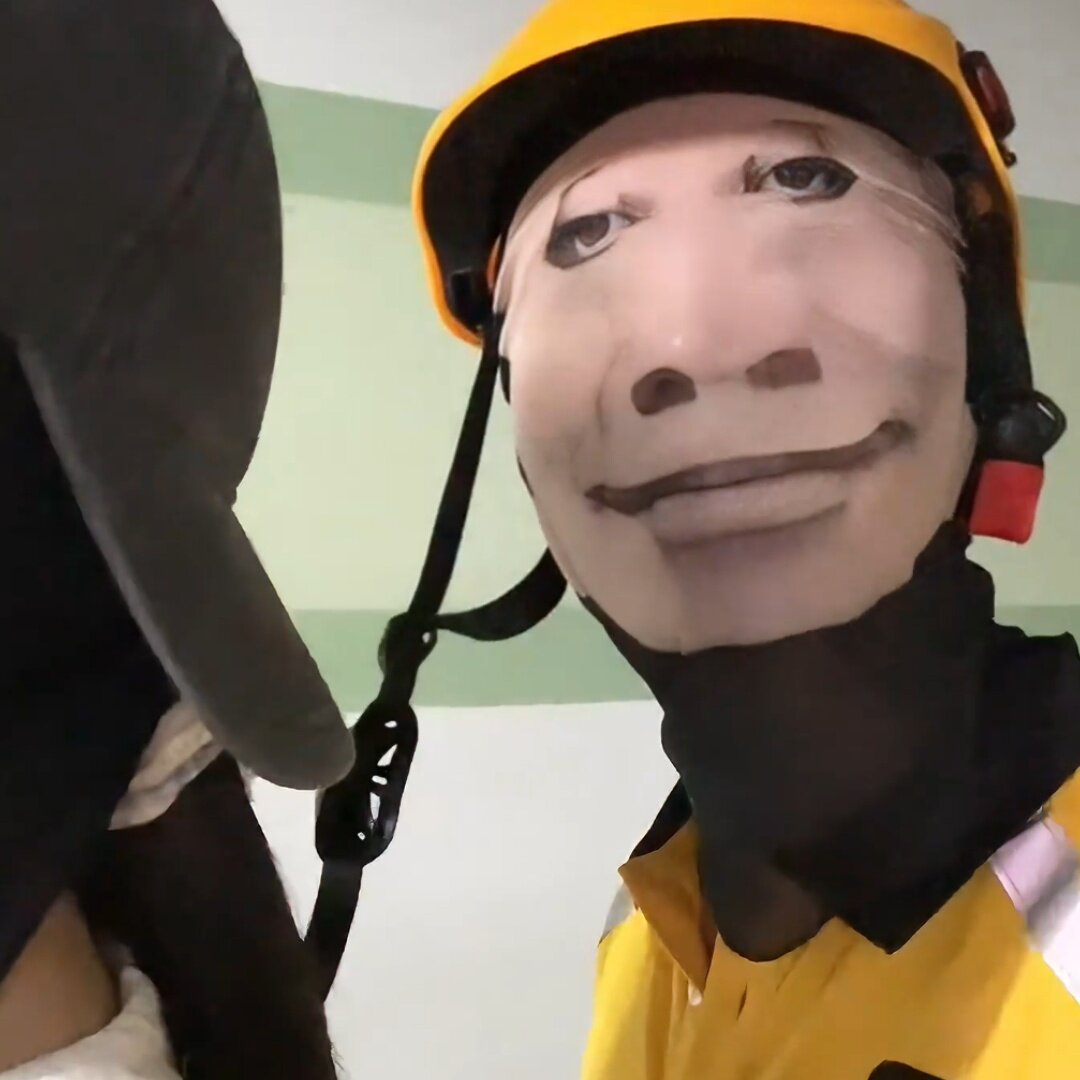 抖音同款龙图恶搞面罩搞怪大头搞笑周边表情包头套整蛊cos面罩