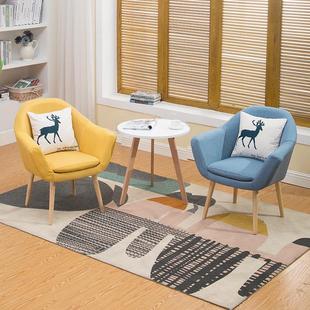 茶几办公室接待辅导专用布置心理咨询室学校沙发单人医院组合桌椅