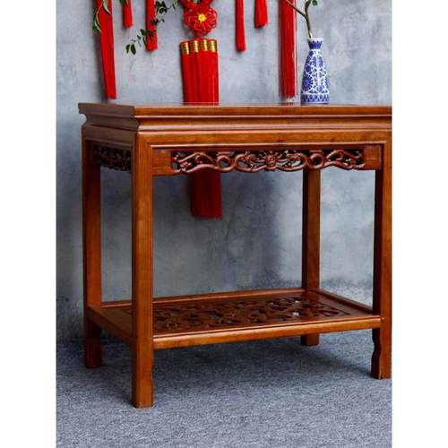 实木花架鱼缸架桌子茶几边几盆景架摆件桌工艺品奇石茶桌中式沙发