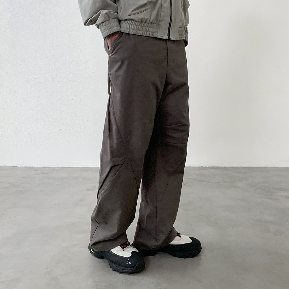 BasicMatch宽松休闲长裤结构长裤