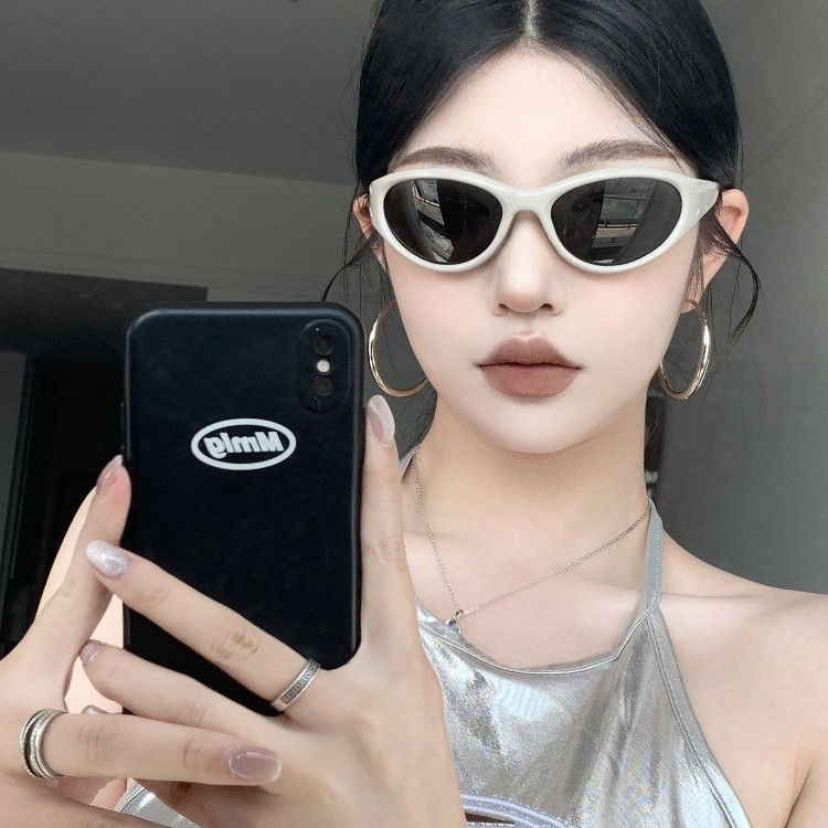 法国george melis新款复古猫眼偏光太阳镜男简约经典百搭墨镜