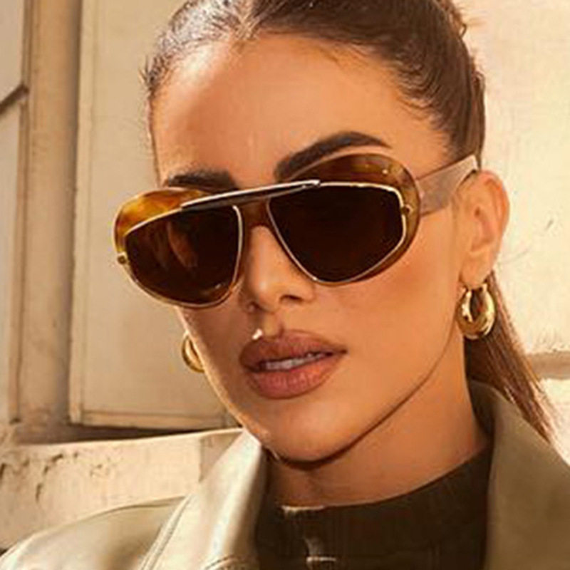 法国george melis充气面包蛤蟆形太阳镜高级感个性猫眼太阳眼镜