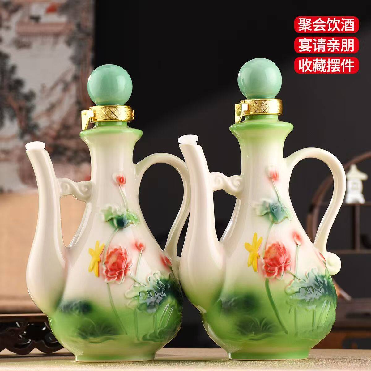 兴盛长荷花53度清香原浆酒礼盒
