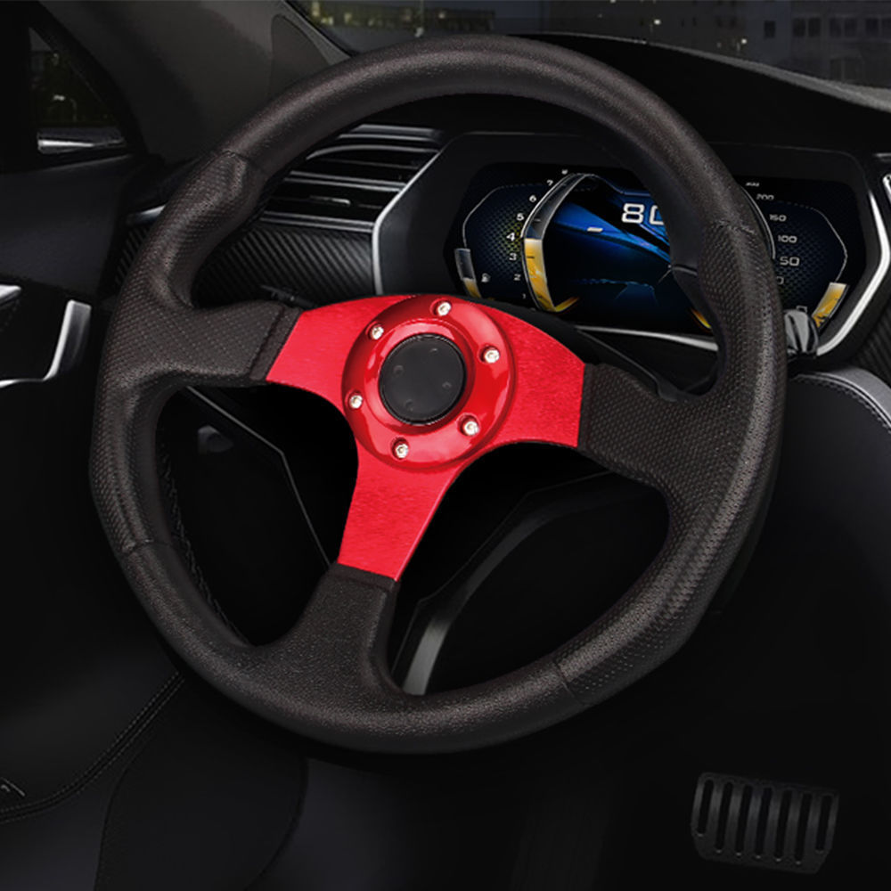 适用14寸方向盘改装方向盘多色方