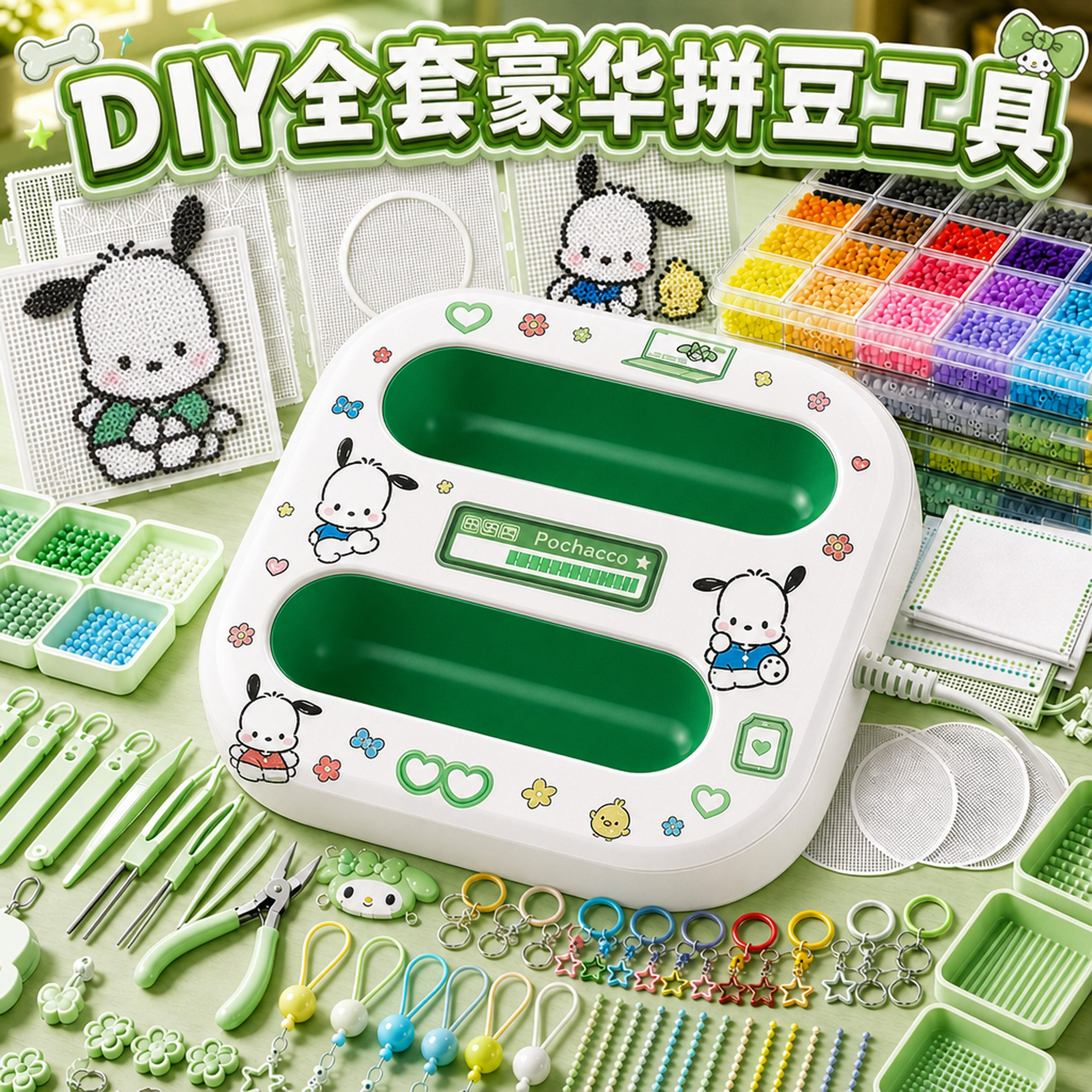 拼豆专用烫画机全套工具正版图片