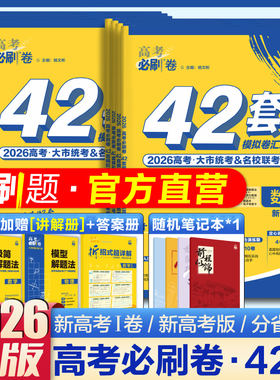 理想树2026高考必刷卷42套数学物理化学生物语文英语历史地理高考模拟试题真题卷模拟卷汇编高二高三一轮复习资料45套高中必刷题