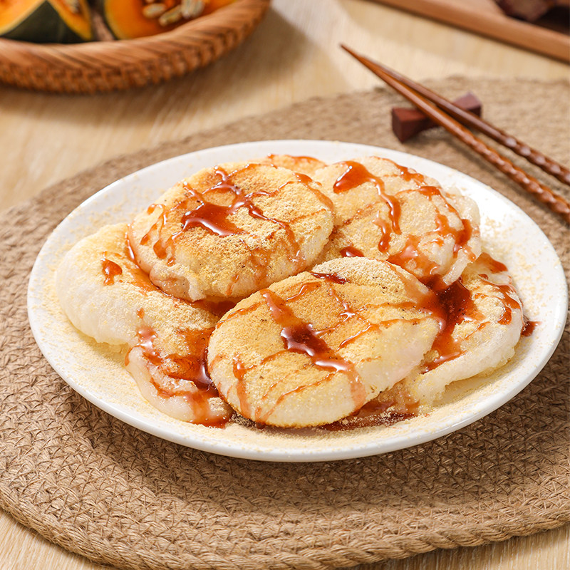 湖北糯厨鲜糯米糍粑手工鲜糍粑原味紫糯米杂粮米年糕红糖糍粑整袋