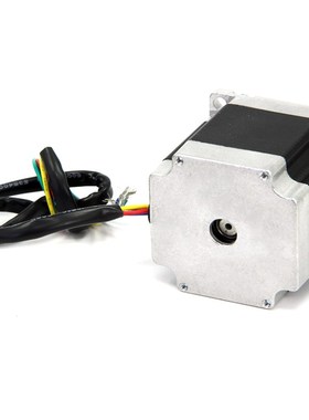 57HBPc56AL4-TF8A两相步进电机1.2NM3A轴径8DM542DY-IS双出轴刹车