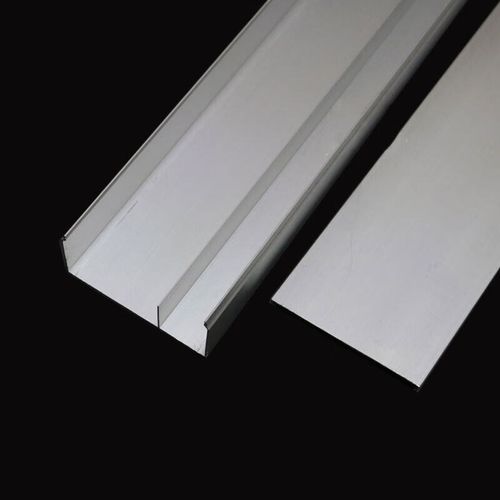 100*50分隔型壁厚1.2mm铝合金线槽外盖加厚方线槽金属线槽