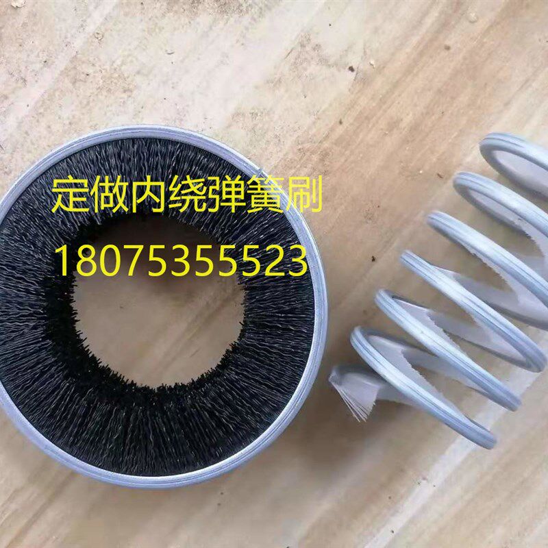 工业镀铜钢丝锈刷铜丝不锈钢丝滚筒抛钢打磨除辊缠绕式光丝毛刷辊