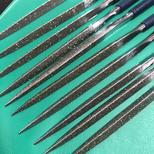 金刚石锉刀粗砂80目平板锉刀60目合金锉模具三角锉圆柱锉刀半圆锉