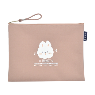 B6卡通票据袋笔袋a5作业本考试用品资料袋b5课本收纳袋防水a4加厚手提文件袋大容量拎书袋孕妇b超单子帆布袋