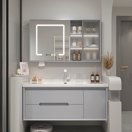 【包安装】橡木烤漆浴室柜