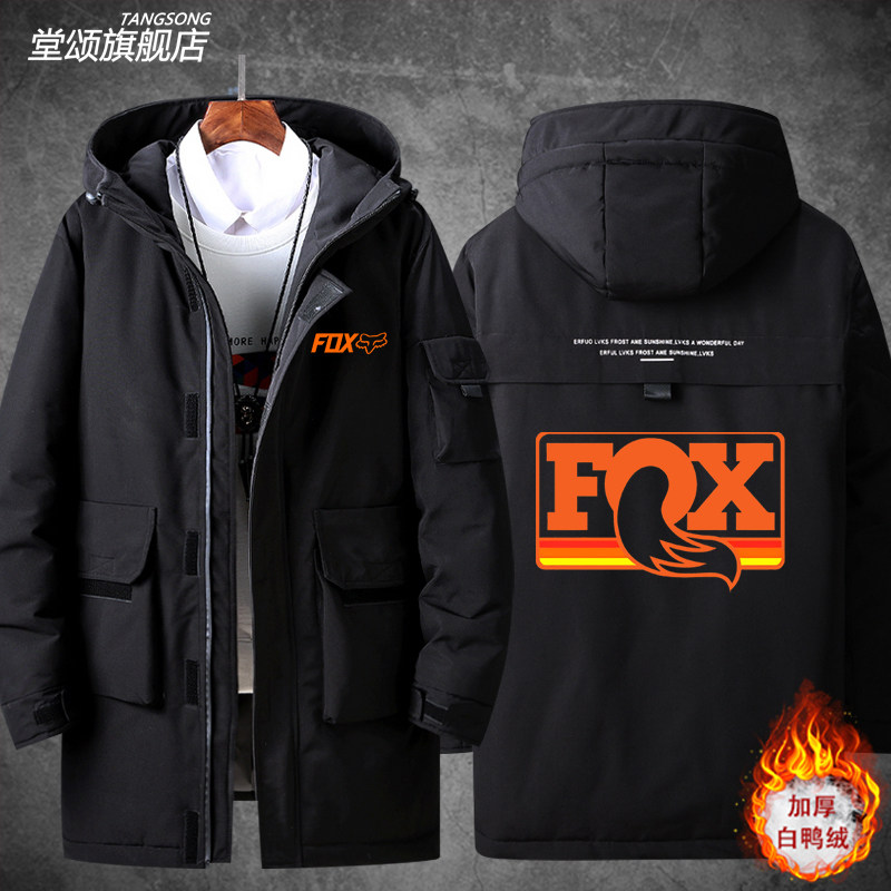 2026FOX越野摩托车山地自行车骑行服羽绒服外套男女秋冬上衣宽松
