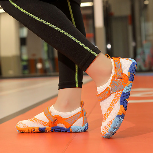 儿童跳绳鞋亲子体能综合训练鞋子软底轻便透气防滑专用减震运动鞋