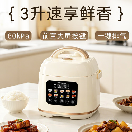 沃普思3L自动排气家用多功能高压
