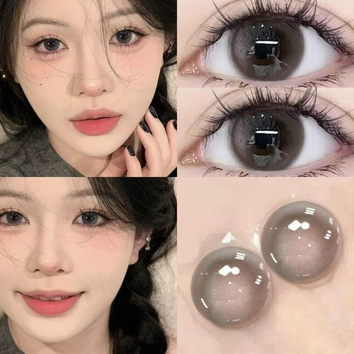 kumiluo流光星海美瞳半年抛小直径粉色官网正品近视隐形眼镜AXO