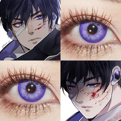 壹决cos美瞳推荐日抛Dgugulens紫凤秘境1:1还原无畏契约动漫展gt