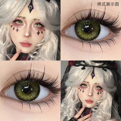 心理学家长夜cos美瞳半年抛大直径彩色混血第五人格cospla漫展DN