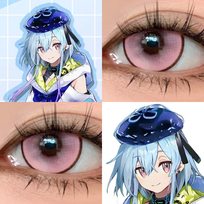 水月cos美瞳明日方舟樱花气泡漫感粉邂逅千本樱芍药粉漫展佳JA