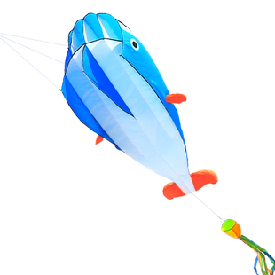 2026新款软体风筝微风易飞大人专用无骨立体儿童鲸鱼高档大号风筝