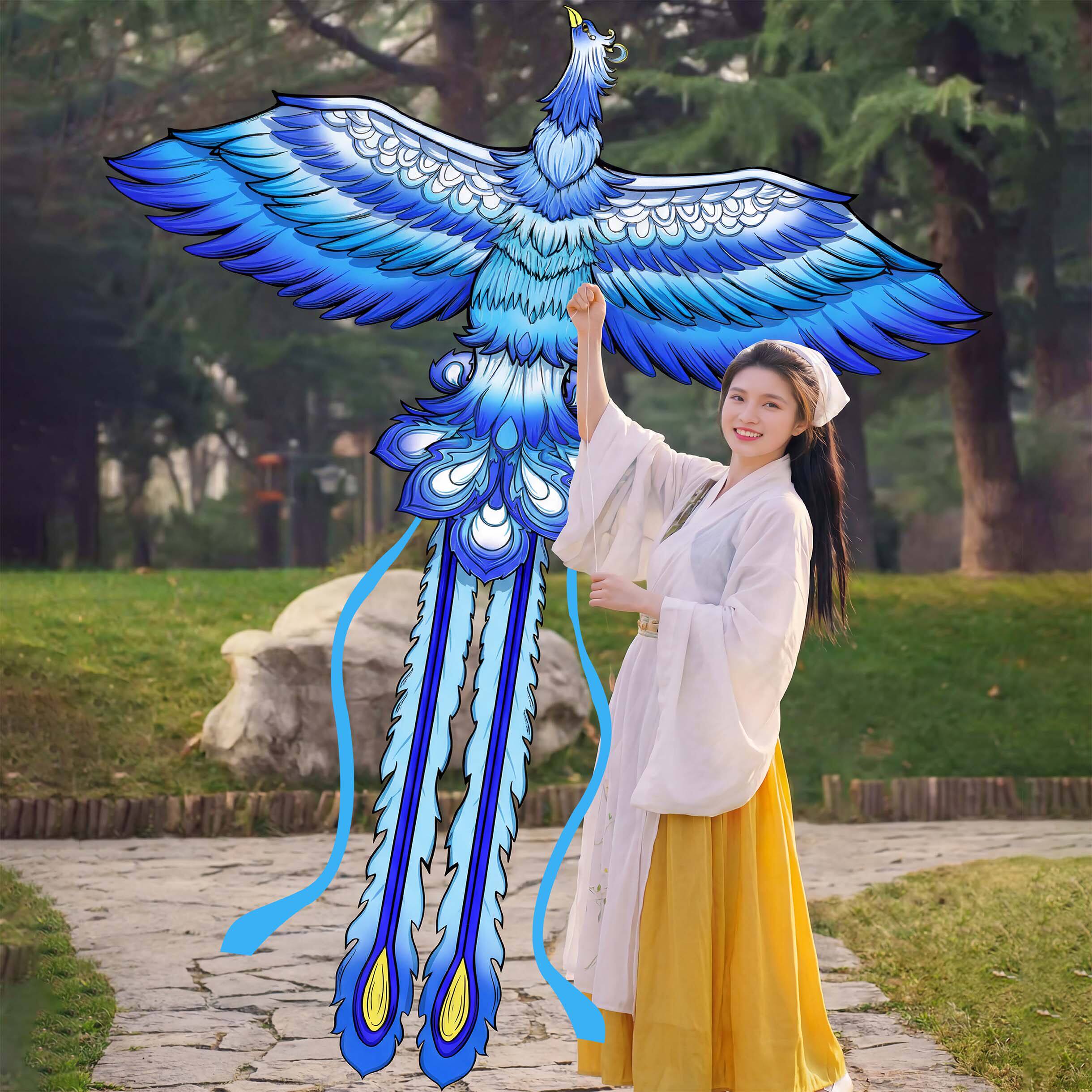 风筝儿童大人专用微风易飞成人凤凰高档手持2026新款显眼包纸鸢