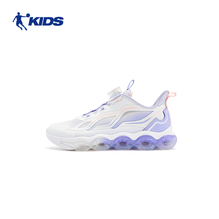 星跃2.0乔丹童鞋女小童跑步鞋2025新款旋钮扣运动鞋童鞋T6430215