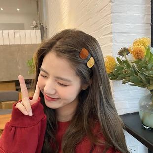 夹前面碎头发的发夹网红夹少女刘海夹精致小发夹边夹可爱头饰ins