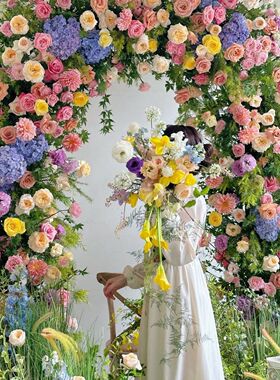 莫奈花园仿真花室内玫瑰