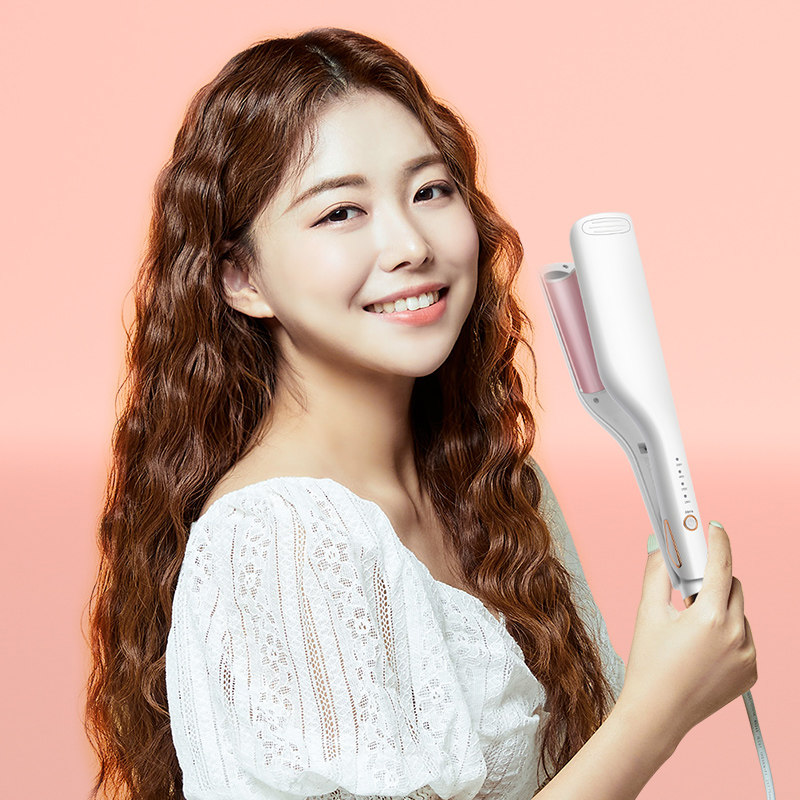 Bdis韩国蛋卷头卷发棒蛋糕女25mm韩式大波浪水波纹短发防烫羊毛卷