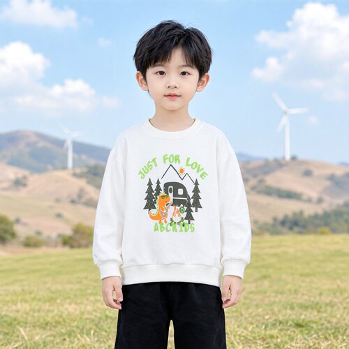 Abckids儿童恐龙印花圆领卫衣