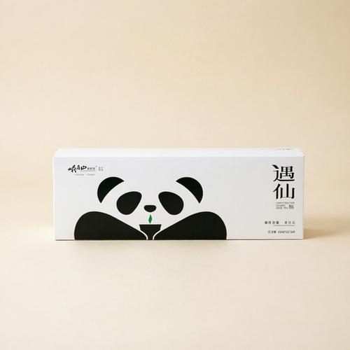 峨眉山有机茶  2026年新绿茶遇仙 高山茶叶108g熊猫礼盒装